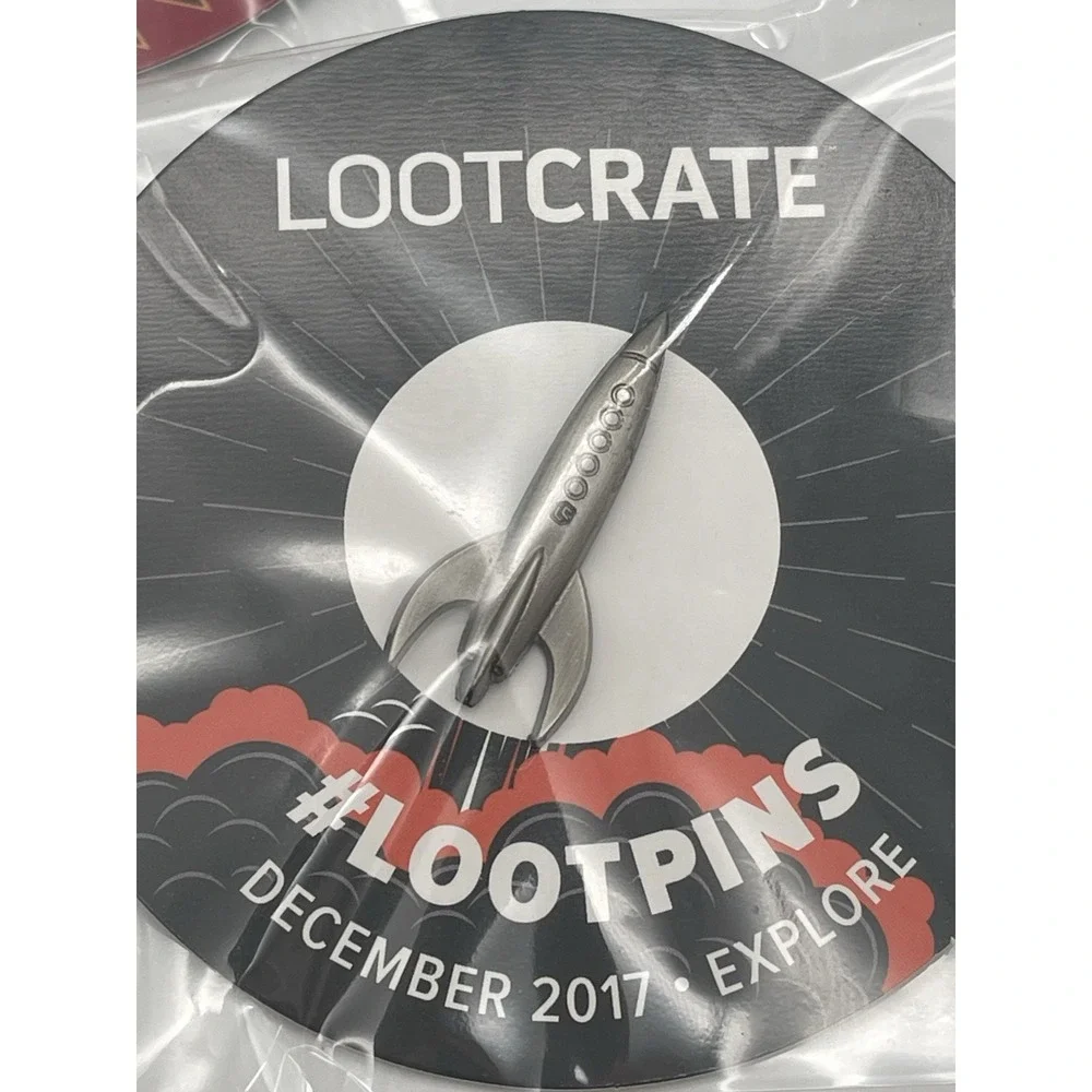 3‎ Loot Crate Pins 2018 The Big Lebowski, 2017 Kingdom & Explore Set of 3 Pins